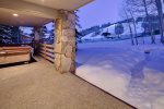 Hot Tub with View of Lift and Mountain
